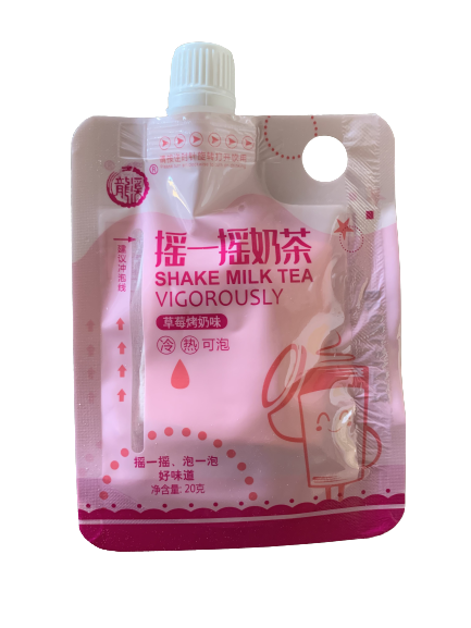 Молочный чай клубника (концентрат) 草莓 20шт/упак /752-1