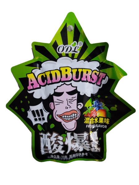 Кислая фруктовая шипучка 12шт/упак /1430-1а