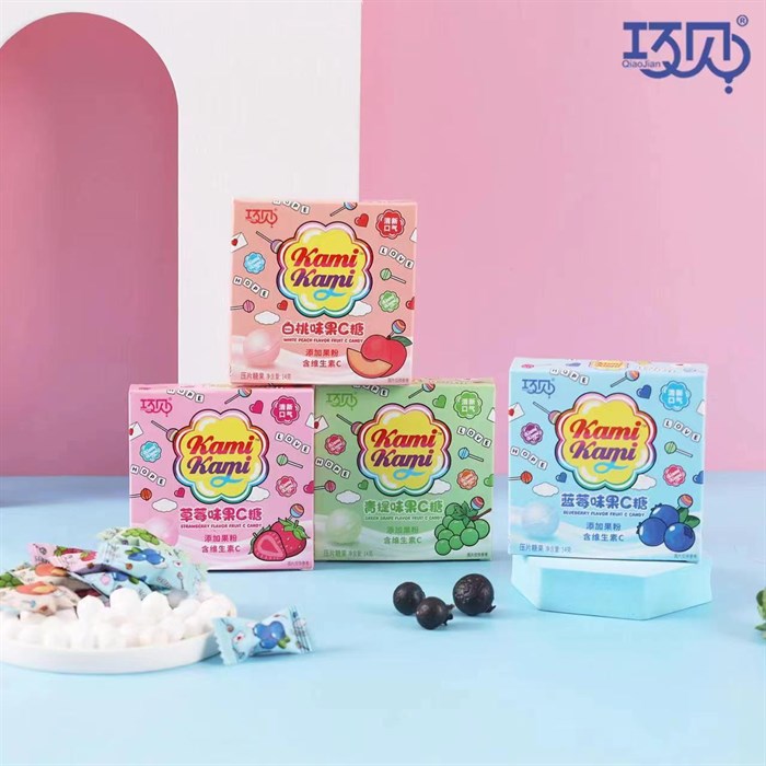 Фруктовые конфеты Kami 20шт/12упак Коробка 3039
