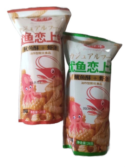 Чипсы "Креветка-Кальмар" 28гр 10шт/упаковка 1767-2-1