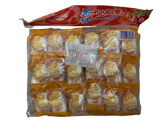 Маршмеллоу апельсин 60шт/упак /1011-1а