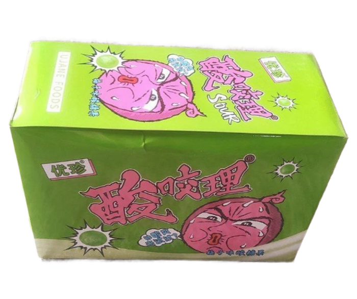 Конфеты кислые, карамель Лимончик вкус Слива 20шт/упаковка 2137-3-1