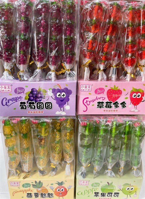 Желе на палочках 20шт/упак /763