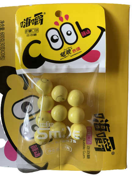 Жевательная резинка Смаил лимон 柠檬 20шт/упак /571-2