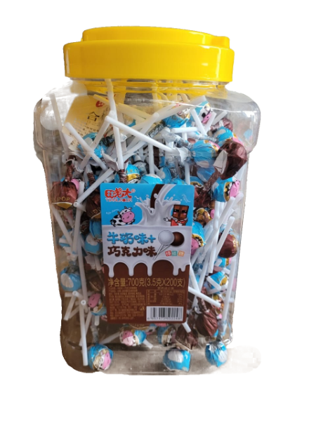 Чупачупс молочно шоколадный 200шт/упаковка /1570-1а