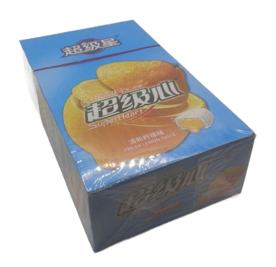 Жевательная резинка с джемом, вкус Лимона 檸檬 13,5гр 30шт/20упак Коробка /1886-8 - фото 25305