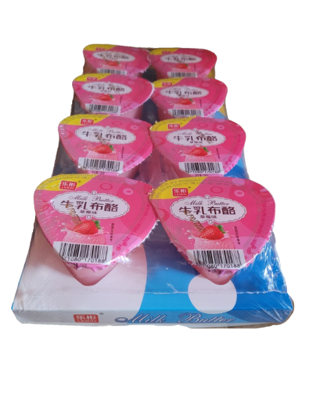 Желе фруктовое клубника 8шт/упаковка /1519-1а