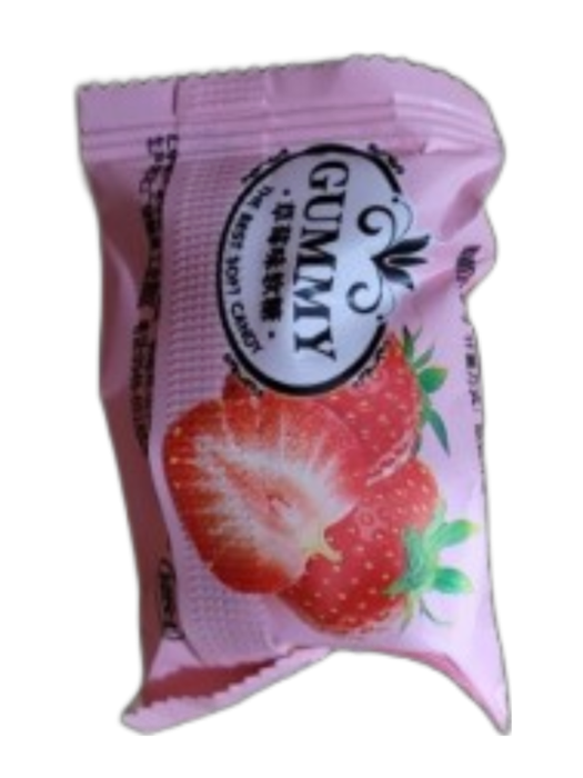 Конфеты желе клубника 2.5кг/упак /1405-1а