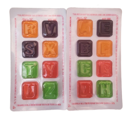 Мармеладные конфеты "Английский алфавит" 20шт/упаковка /1917-1