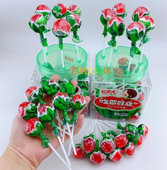 Чупа чупс арбуз 30шт/упак /1119-1а