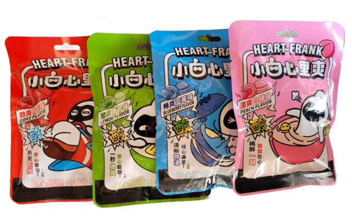 Конфеты фруктовые черника 20шт/упаковка /1728-1в