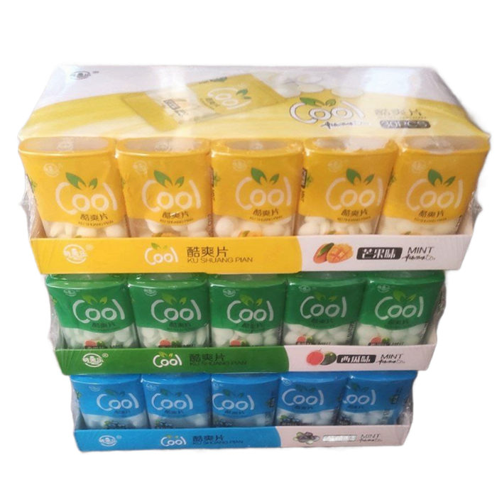 Охлаждающие конфетки "Cool" клубника 30шт/упаковка 2119-4