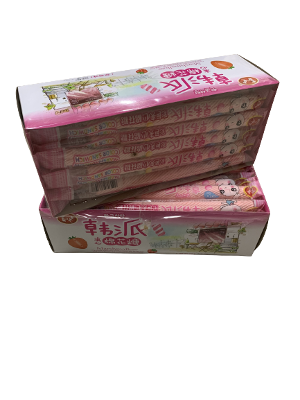 Маршмеллоу косичка клубника 草莓 30шт/упак /1270-2а