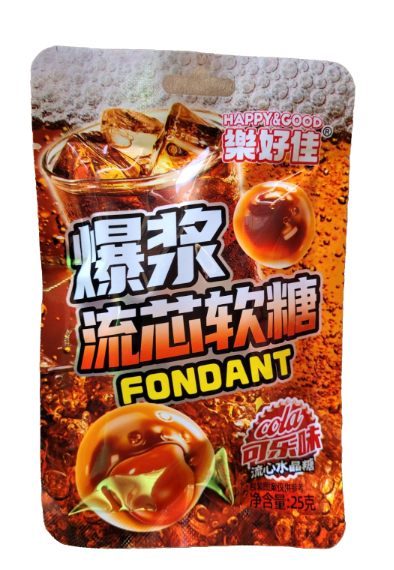 Конфеты желе с начинкой кола 20шт/упаковка /1680-1а