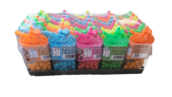 Конфеты фруктовые мотоцикл 30шт/упаковка /1499-1а