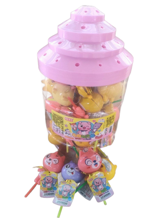 Чупачупс с игрушкой "Милые зверушки" 50шт/упаковка 2056-1