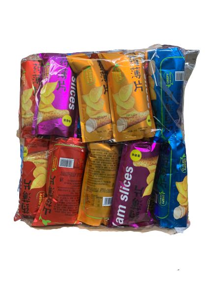 Ям чипс мини 33г ассортимент в упаковке 20шт/8упак Коробка /866-1