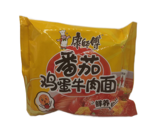 Лапша с говядиной, яйцом и томатами "Мастер Да-О"115гр/24шт Коробка /1857