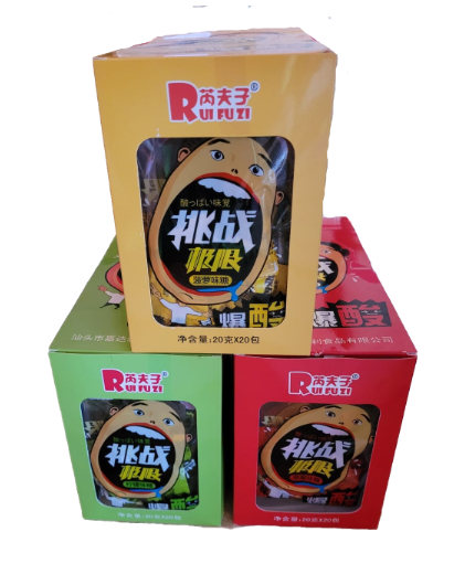 Конфеты кислые ананас 挑战极限 菠萝 20шт/12упак Коробка 1615-4 - фото 29101