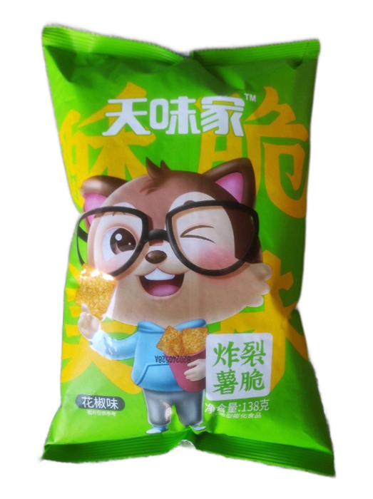 Хрустящие картофельные чипсы со специями 138гр/30шт Коробка 2234-2