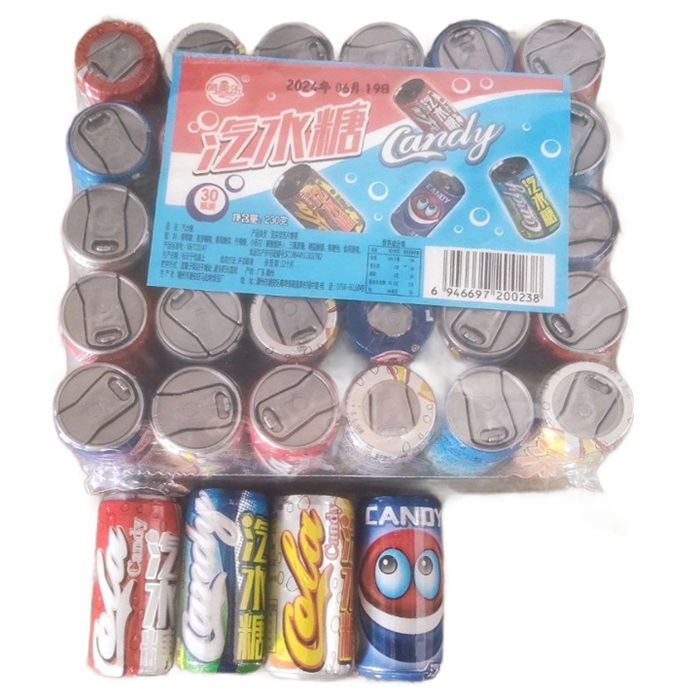 Содовые конфеты в баночке 30шт/упаковка 2237-1