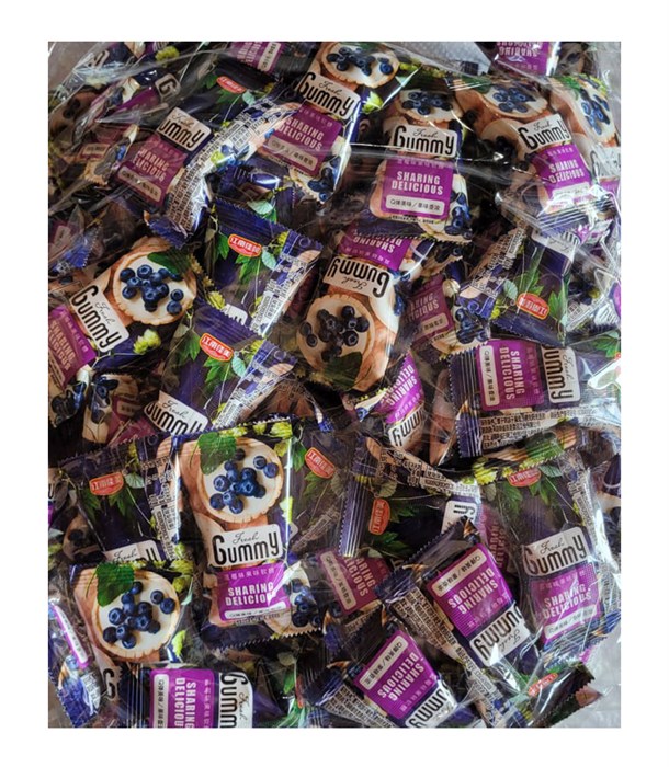 Мармеладные конфеты Черника 2,5кг/упаковка 2246-5-1