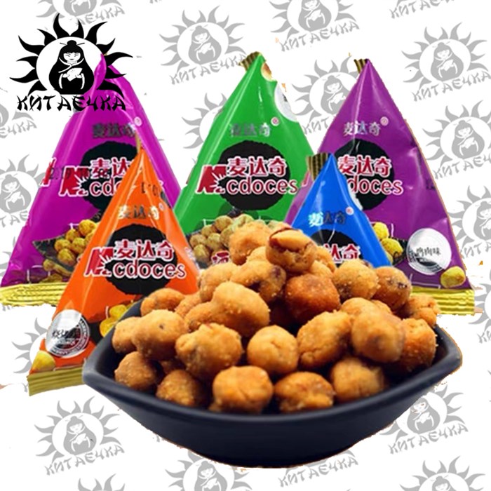 Арахис в глазури со вкусом барбекю (красная) 烧烤 4кг (примерно 72шт) Коробка /1235-1