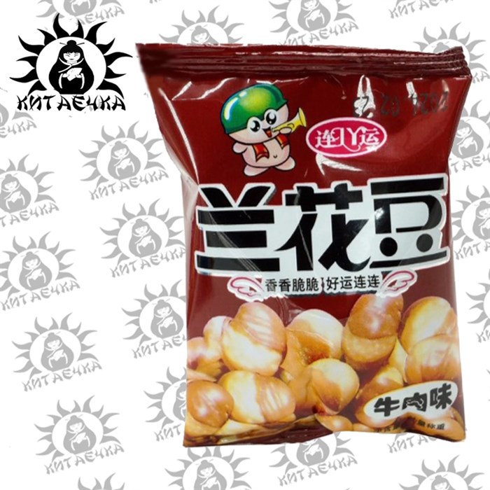 Закуска из жареных бобов со вкусом барбекю 20гр/~230шт Коробка 2015-3