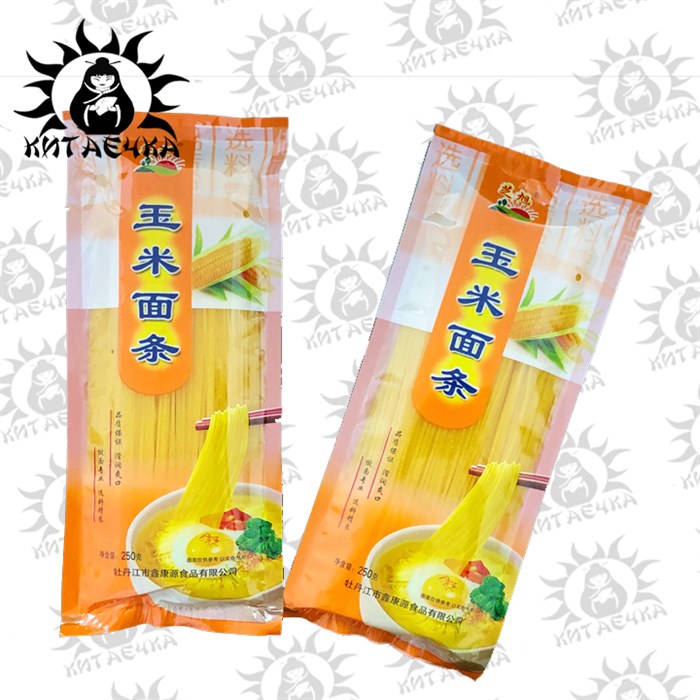 Лапша кукурузная 玉米面 250г/40шт Коробка /575