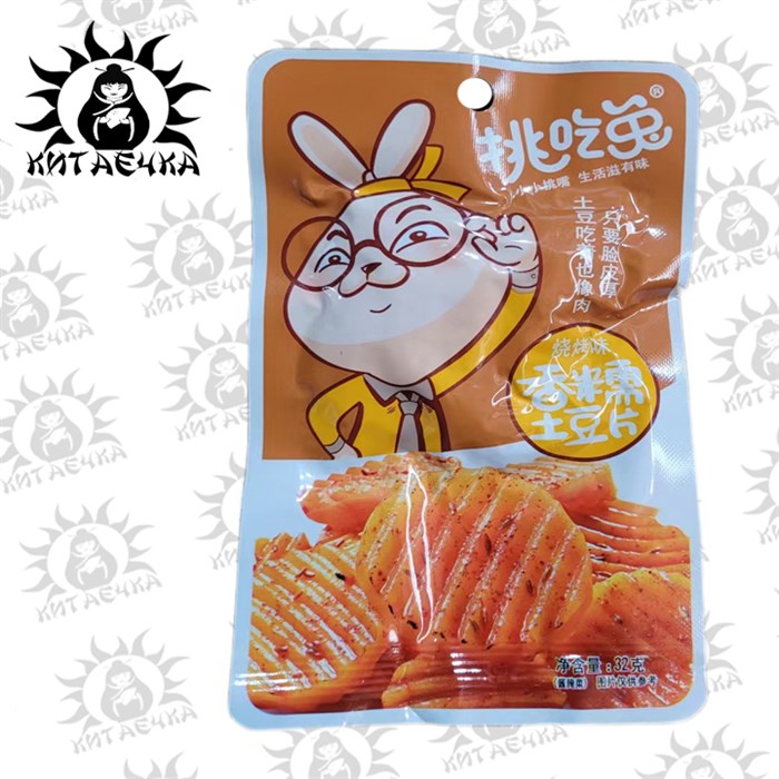 Картофель маринованный барбекю 32г 20шт/12упак Коробка /1561-1