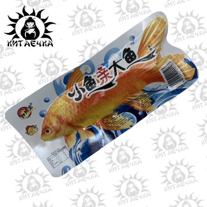 Соевое мясо рыбка 蓝色 30шт/14упак Коробка /57рр - фото 29999