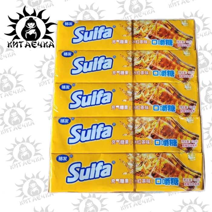 Жевательная конфета Suifa со вкусом охлаждающего чая 20шт/упаковка 2257-7-1 - фото 30383