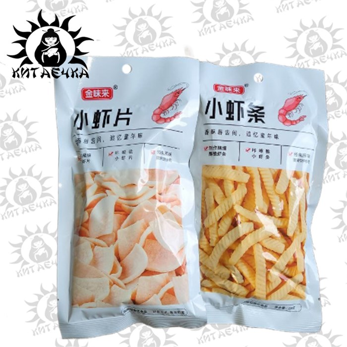 Хрустящие крекеры со вкусом креветок 20шт/упаковка 2291-1