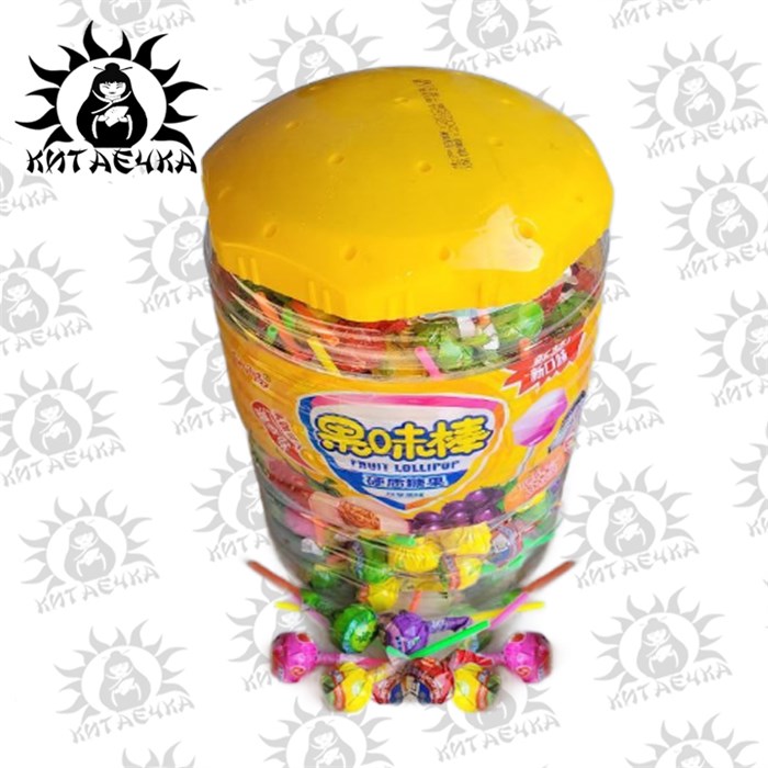 Чупачупс с фруктовыми вкусами 200шт/упаковка 2146-1