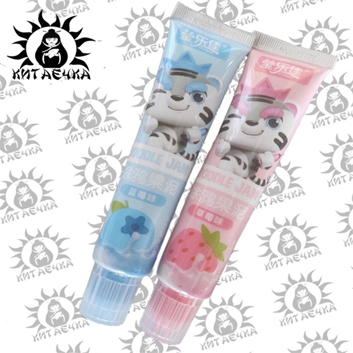 Джем в тюбике Клубника 55гр 20шт/упаковка /1894-1