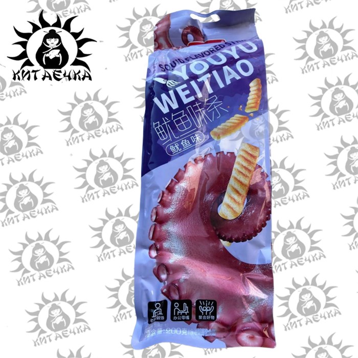 Чипсы со вкусом кальмара 200г/20шт Коробка 2321-1