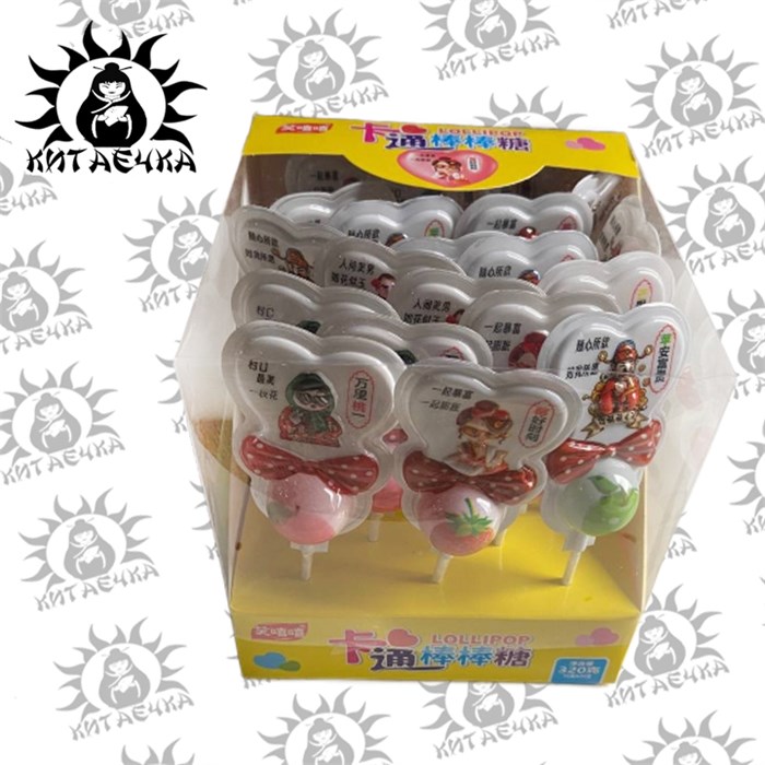 Фруктовый леденец на палочке 20шт/упаковка 3052-2-1