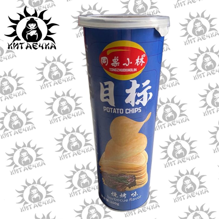 Чипсы со вкусом стейка 100г 24шт коробка 3053-3