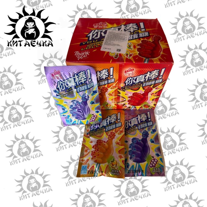 Конфета на палочке шипучка 40шт/упаковка 2309-1