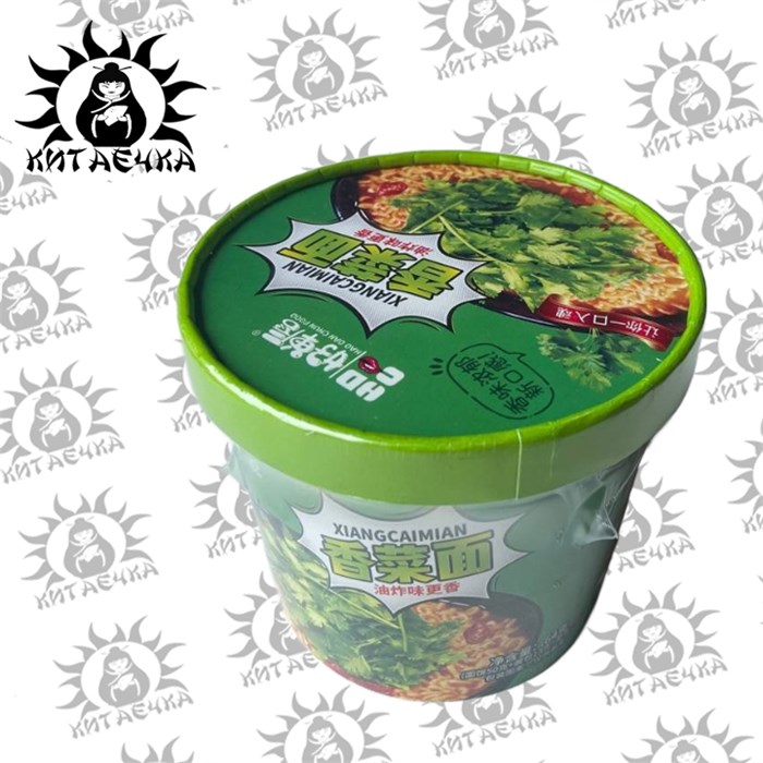 Лапша с зеленью чашка "Тамгмен" 61г 10шт/12упак коробка 3123-4