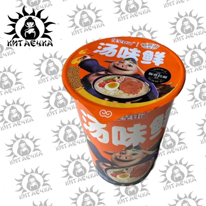 Лапша острая со вкусом свинных ребер чашка 50г 12шт/12упак коробка 3124-1