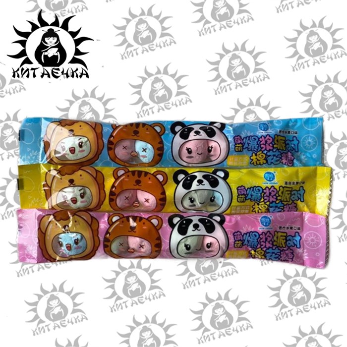 Фруктовый зефир шарики 9г 120шт/упаковка 2322-1