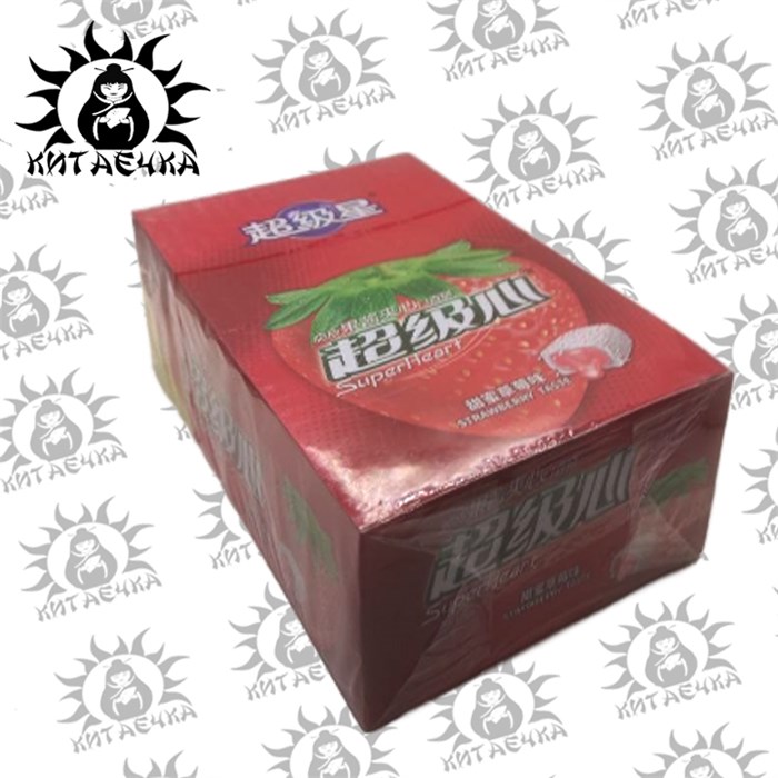 Жевательная резинка с джемом, вкус Клубники 13,5гр 30шт/упаковка /1886-4-1