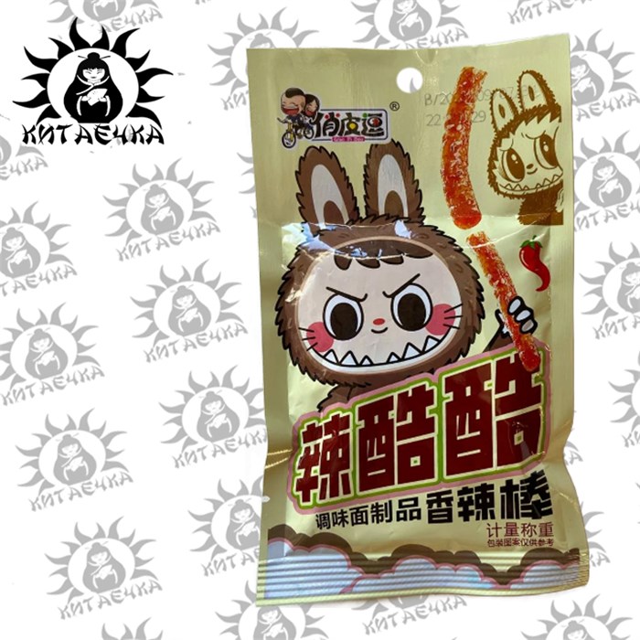 Соевое мясо палочки "Лабубу" 30шт/14упак коробка 3420 - фото 32383