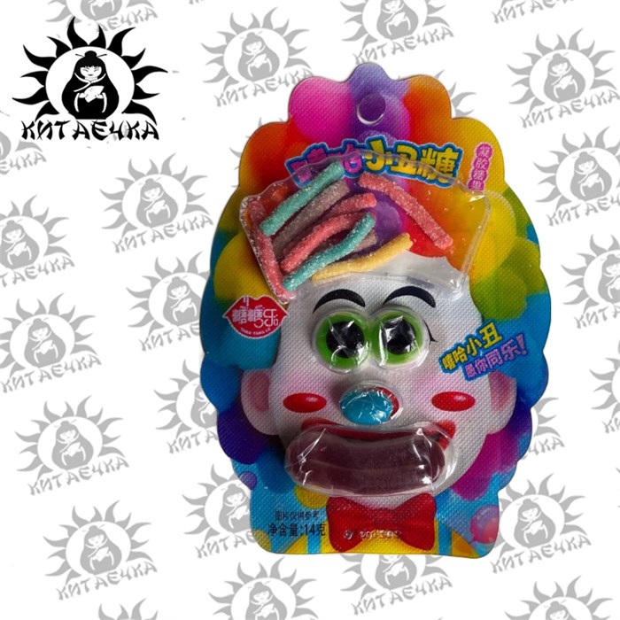 Фруктовый мармелад "Клоун" 14г 20шт/12упак коробка 3435 - фото 32426