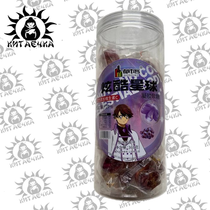 Фруктовые конфеты желе "Аниме" микс вкусов 368г 20упак Коробка 3439 - фото 32436