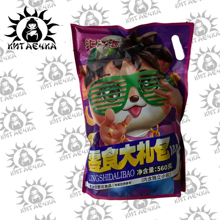 Большие чипсы воздушная закуска "Белка"  560г/10упак коробка 3443-2 - фото 32443