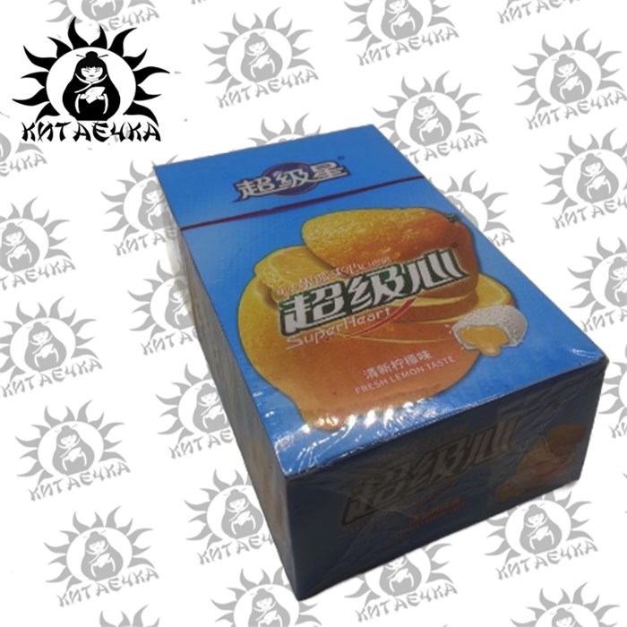 Жевательная резинка с джемом, вкус Лимона 13,5гр 30шт/упаковка /1886-8-1