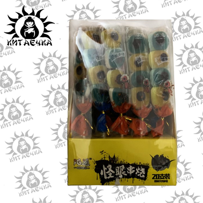 Желе на палочке глаза 20шт/12упак Коробка /1105-1