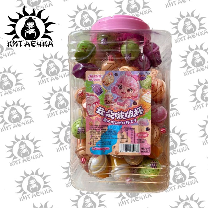 Фруктовые жевательные конфеты "Мороженое"  9г 100шт/6упак коробка 3476